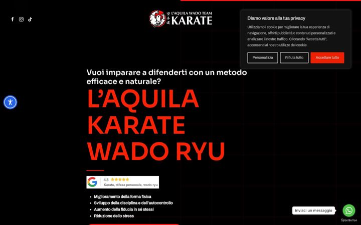 Screenshot of laquilawadoteam.it