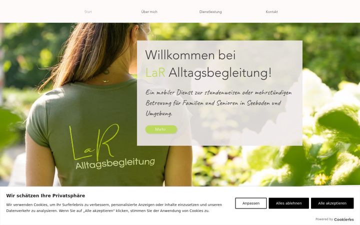 Screenshot of lar-alltagsbegleitung.at
