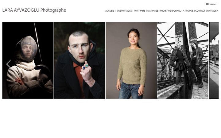 Screenshot of lara-ayvazoglu.com