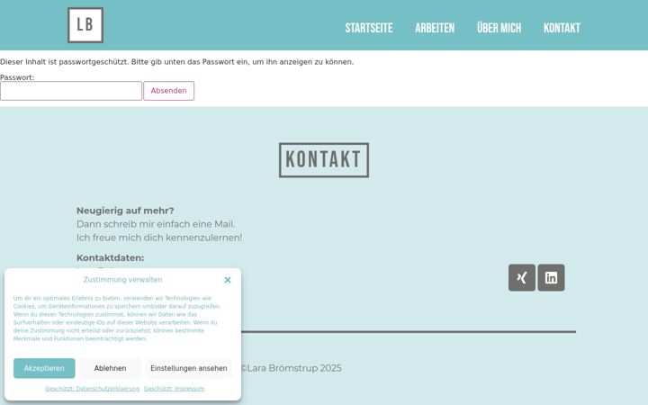 Screenshot of lara-broemstrup.de