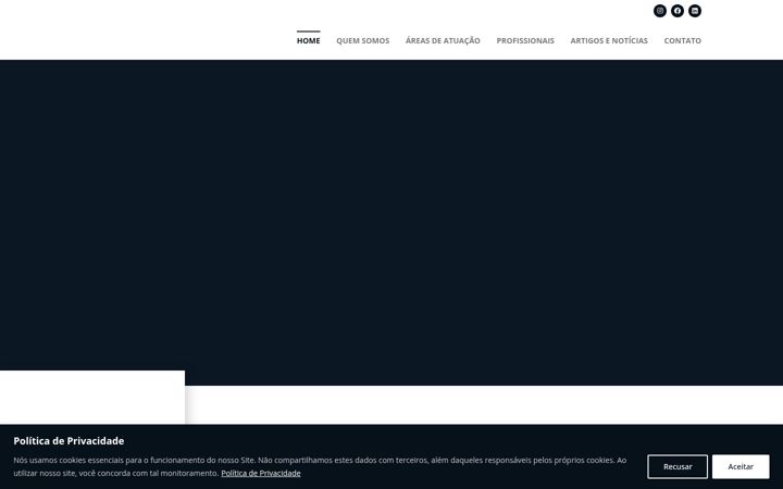 Screenshot of laraeassociados.com.br