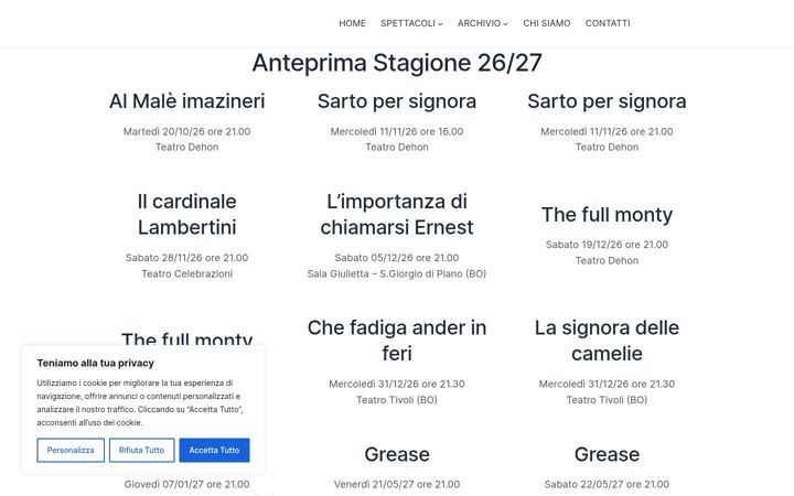 Screenshot of laragnatelateatro.com