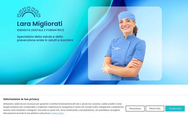 Screenshot of laramigliorati.it
