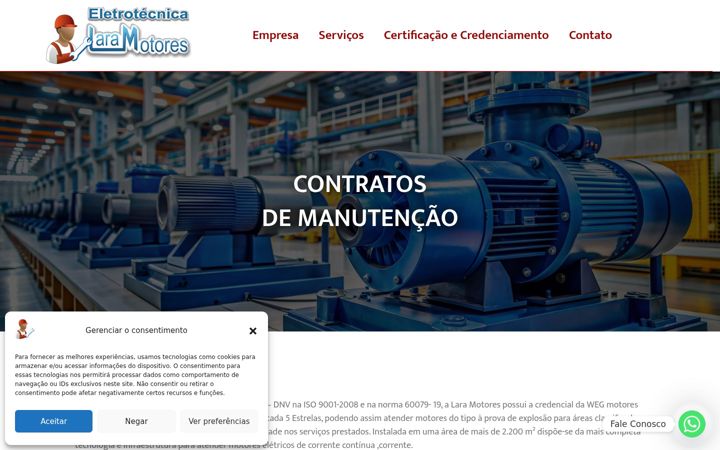 Screenshot of laramotores.com.br