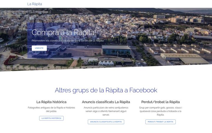 Screenshot of larapita.org