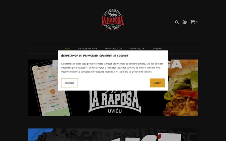Screenshot of laraposa.es