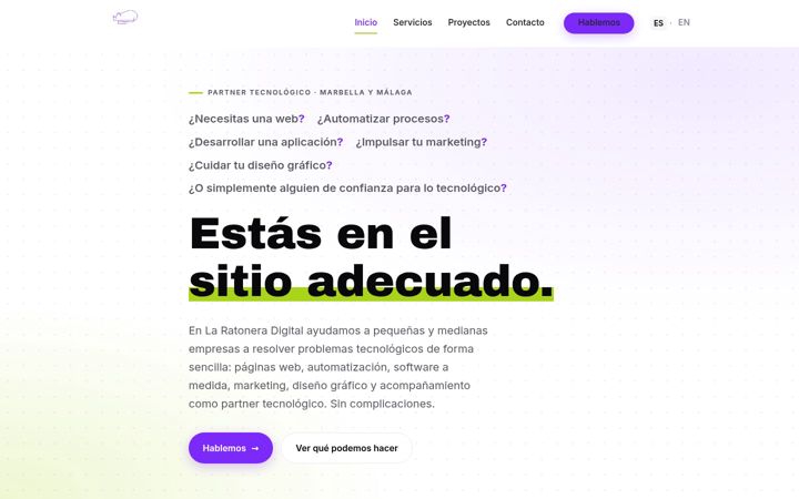 Screenshot of laratoneradigital.com