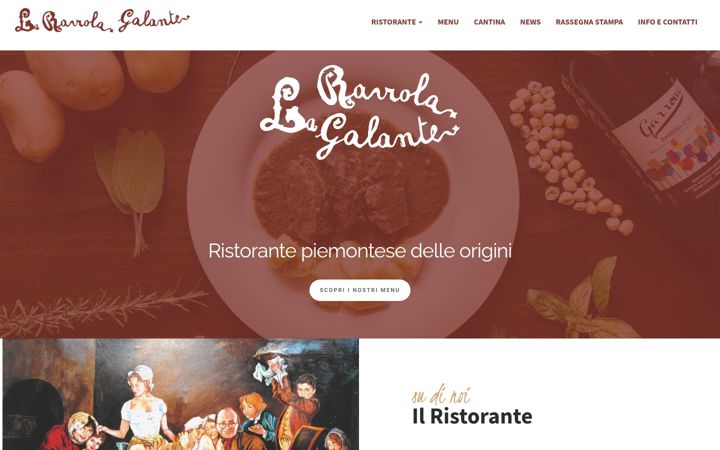 Screenshot of laraviolagalante.it