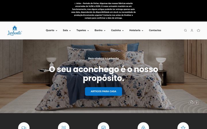 Screenshot of larbonito.com