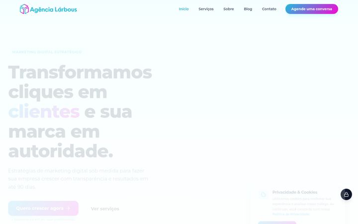 Screenshot of larbous.com.br