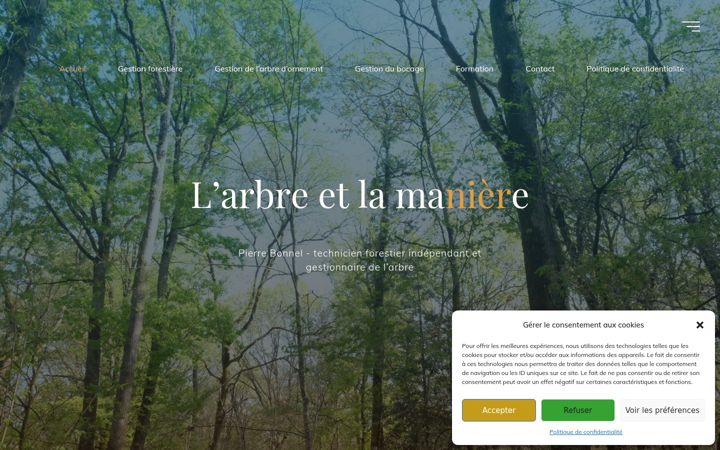 Screenshot of larbre-et-la-maniere.fr
