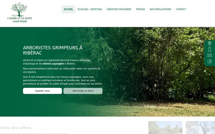 Screenshot of larbre-et-le-geste-paysagiste-elagueur.fr