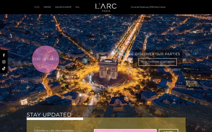 Screenshot of larc-paris.com