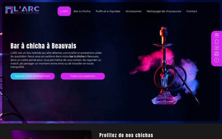 Screenshot of larc60.fr