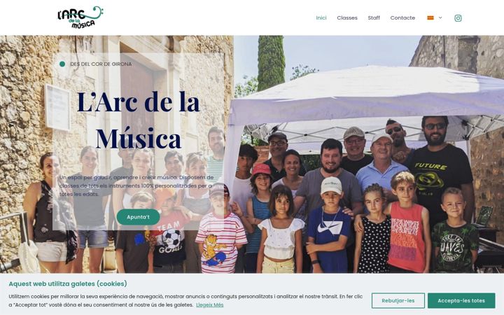 Screenshot of larcdelamusica.com