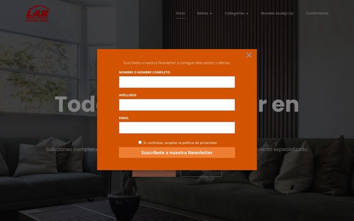 Screenshot of larcee.com