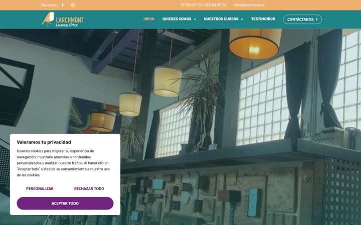Screenshot of larchmont.es