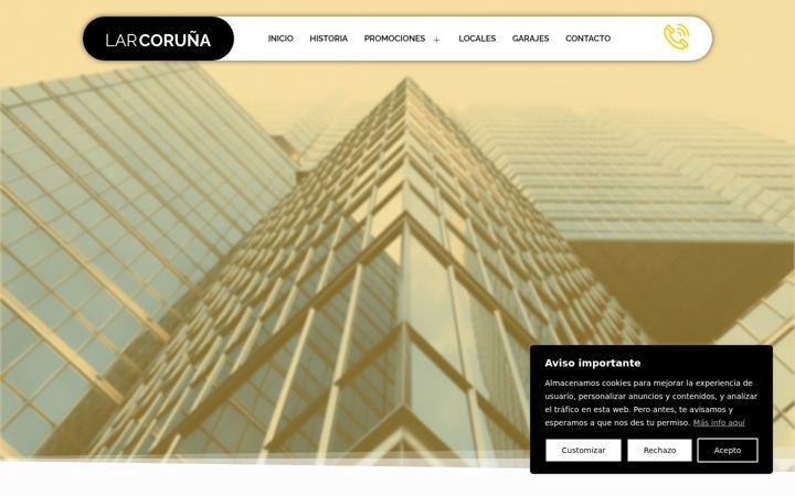 Screenshot of larcoruna.com