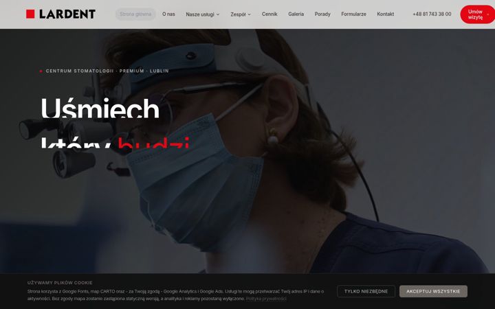 Screenshot of lardent.pl