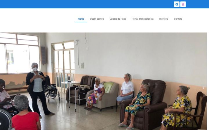 Screenshot of lardeozanam.org.br