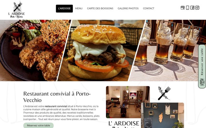 Screenshot of lardoise-portovecchio.fr