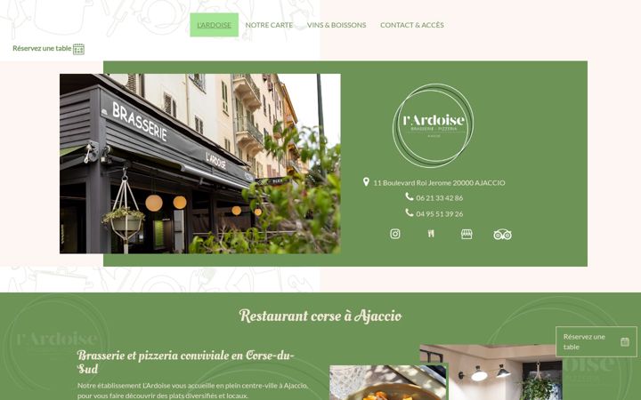 Screenshot of lardoiseajaccio.fr