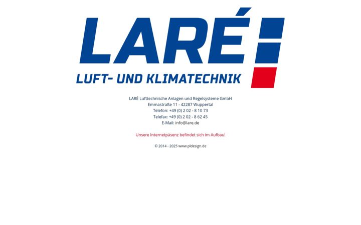 Screenshot of lare-klima.de
