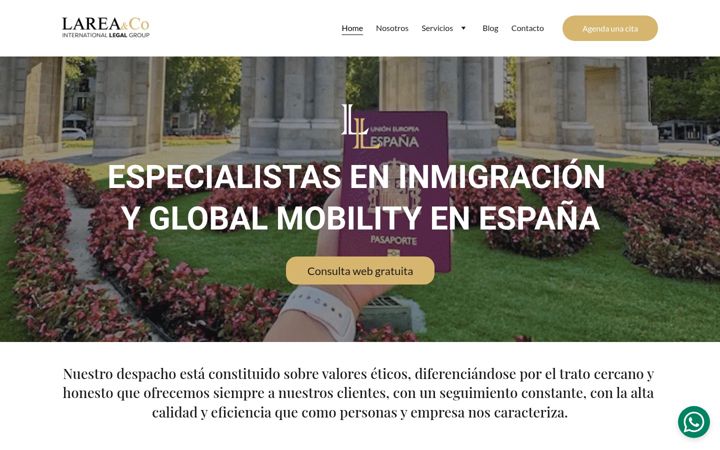 Screenshot of lareailg.com