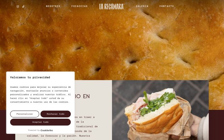 Screenshot of larecamara.es
