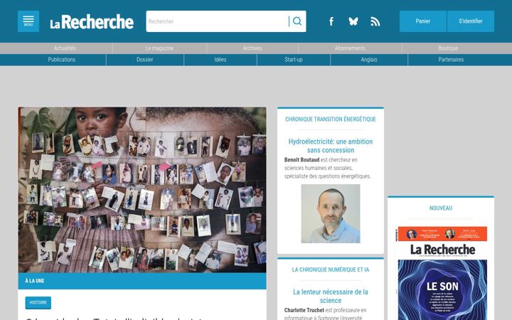 Screenshot von larecherche.fr