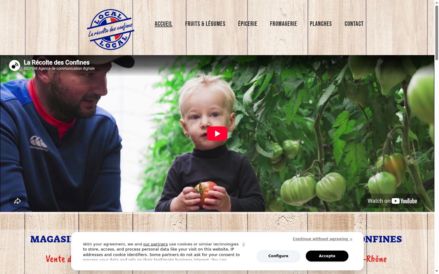 Screenshot tal-banner tal-kunsens muri qabel kwalunkwe interazzjoni
