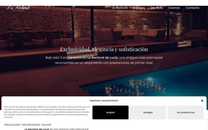 Screenshot of larectoraldelucia.com