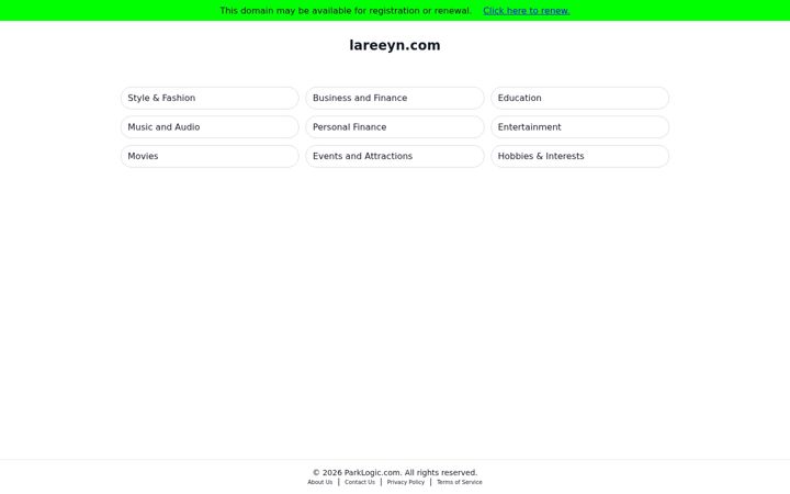 Screenshot of lareeyn.com