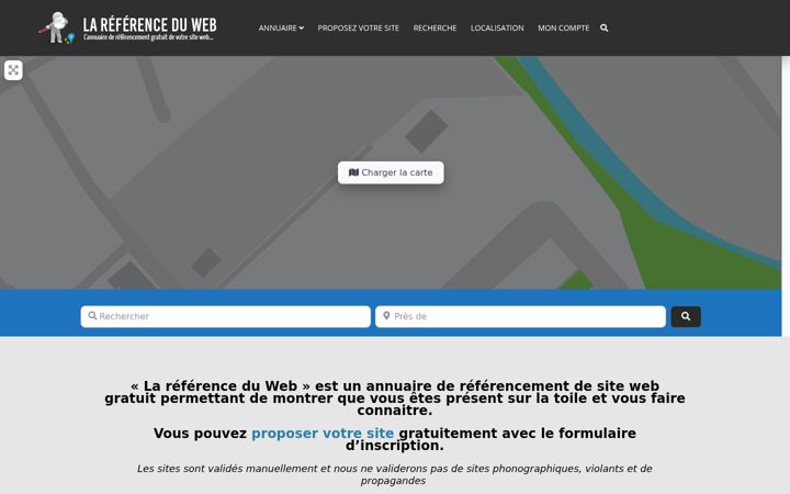 Screenshot of lareferenceduweb.fr