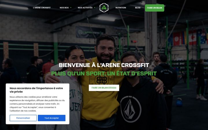 Screenshot of larenecrossfit.com