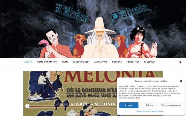 Screenshot of larenedairain.fr