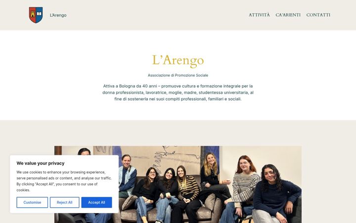Screenshot of larengobo.it
