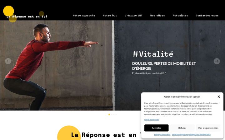 Screenshot of lareponseestentoi.com