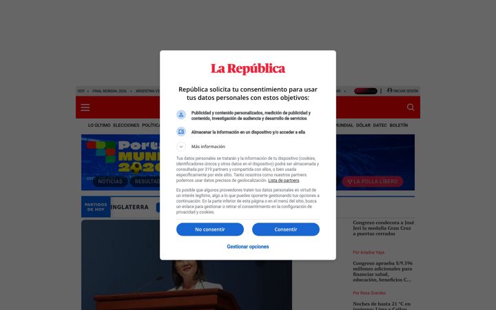 Zrzut ekranu larepublica.pe