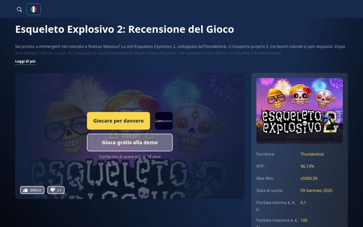Screenshot of lareserve.it