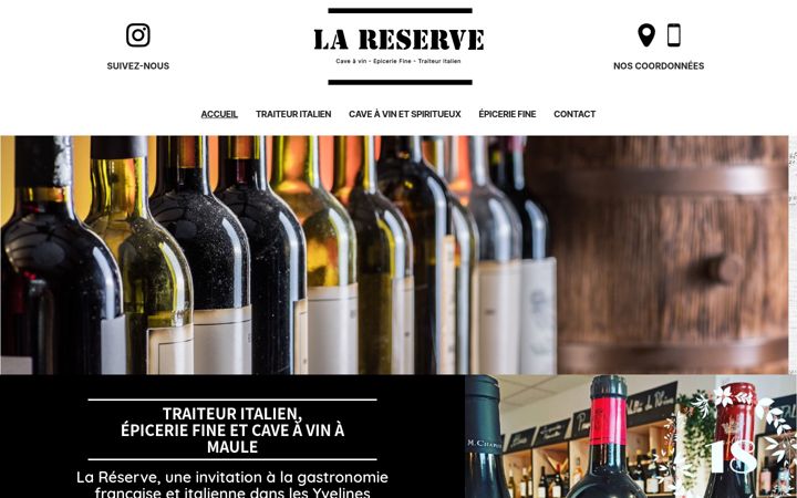 Screenshot of lareserve78.fr
