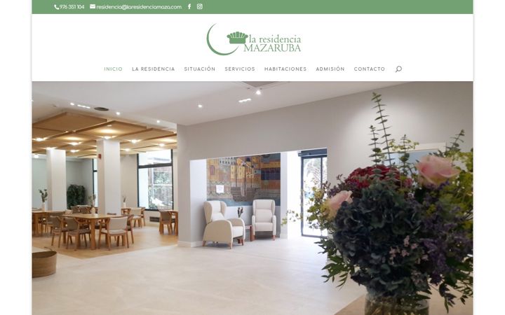 Screenshot of laresidenciamaza.com