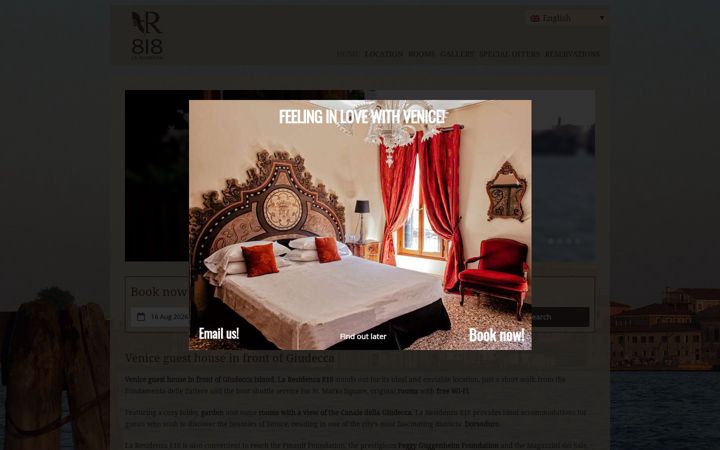 Screenshot of laresidenza818.com