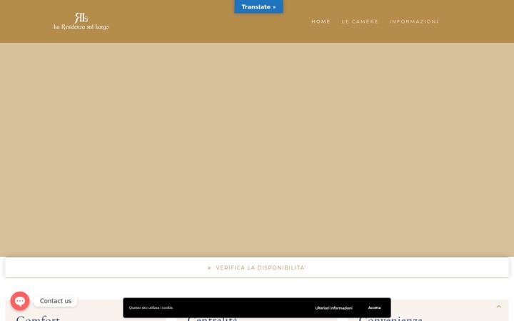 Screenshot of laresidenzasullargo.it