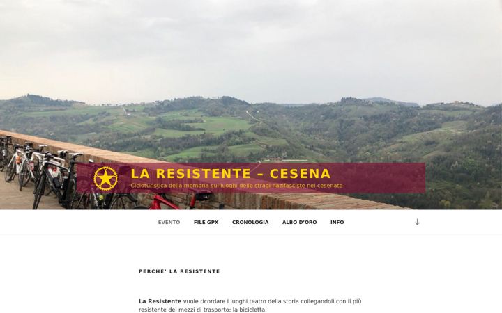 Screenshot of laresistente.it