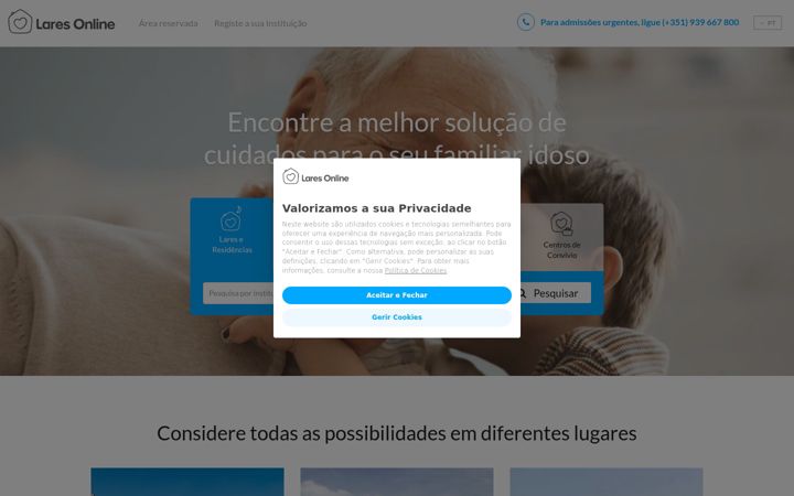 Screenshot of laresonline.pt