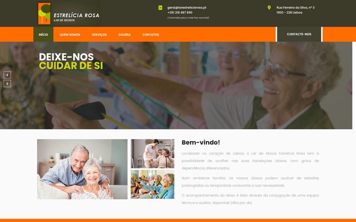 Screenshot of larestreliciarosa.pt