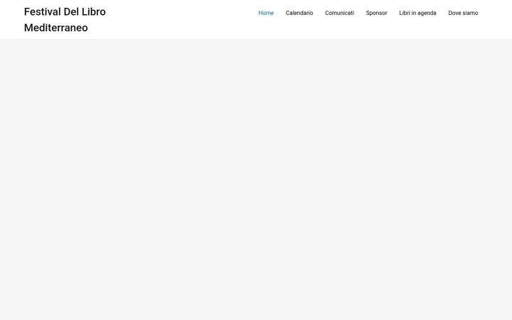 Screenshot of laretemediterranea.it
