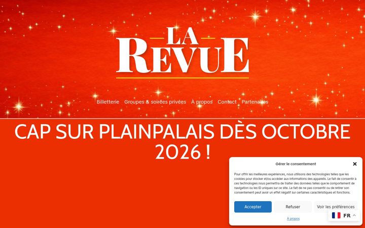 Screenshot of larevue.ch