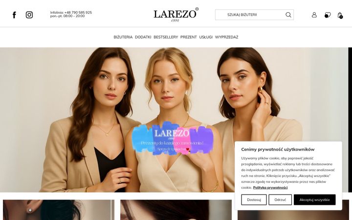 Screenshot of larezo.pl